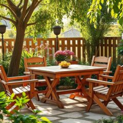 Jak wybrać trwałe meble ogrodowe do stylu rustykalnego i sezonu